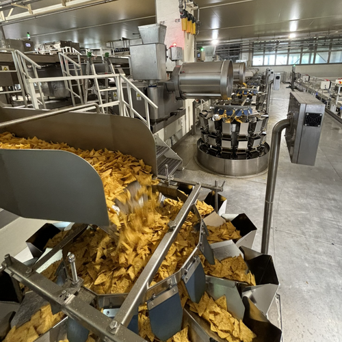 High-capacity tortilla chip production line