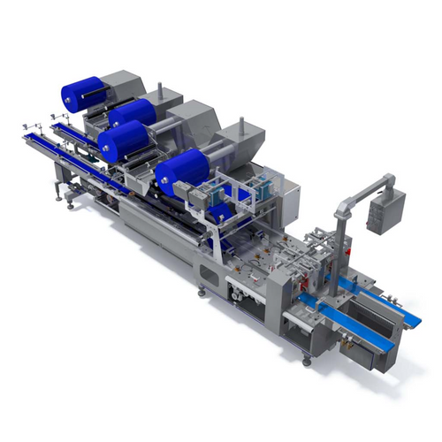 M02 Dual Lane Horizontal Flow Wrapping Machine