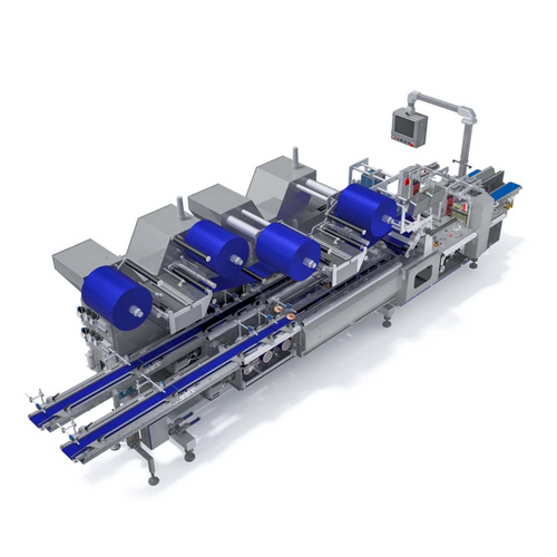 M02 Dual Lane Horizontal Flow Wrapping Machine