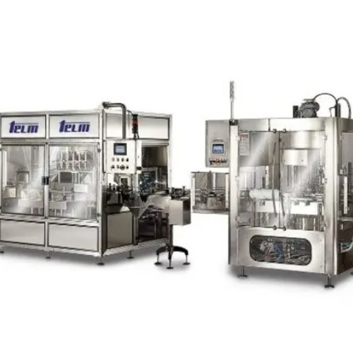 Filling and capping line