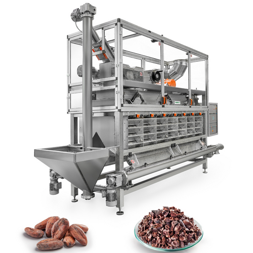 Cocoa winnowing