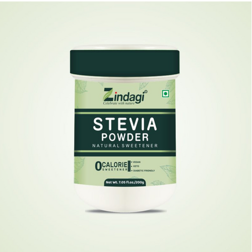 Zindagi Stevia Powder – Natural Zero Calorie Sweetener (200g)