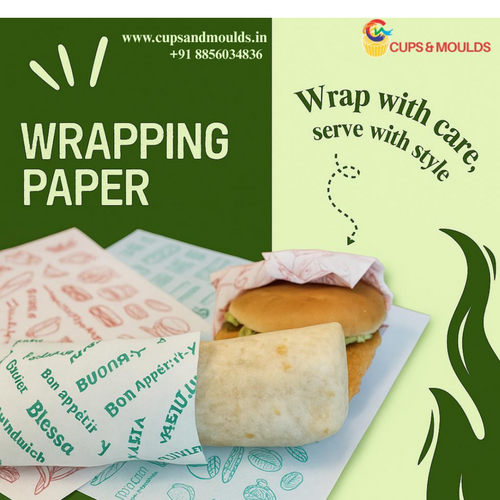 Paper For wrapping food , Backing cakes , cookies