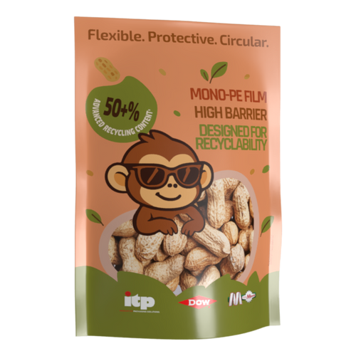 ITP presents new mono-polyethylene pouch prototype with more than 50% advanced recycled content