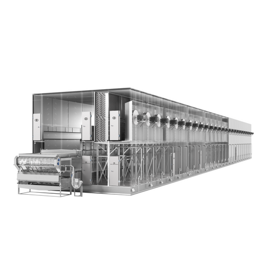 Tunnel freezers and cookers