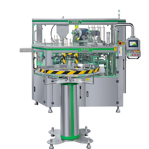 PRE-MADE CUP FILLING AND CAPPING MACHINE