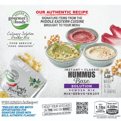 HUMMUS BASE SOLUTION POWDER MIX