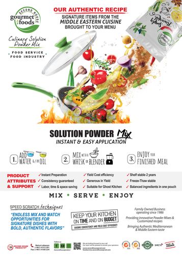 INTERNATIONAL SAUCES POWDER MIXES