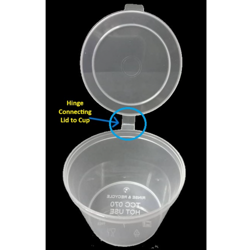 TA GE® Hinged Lid Sauce Cups