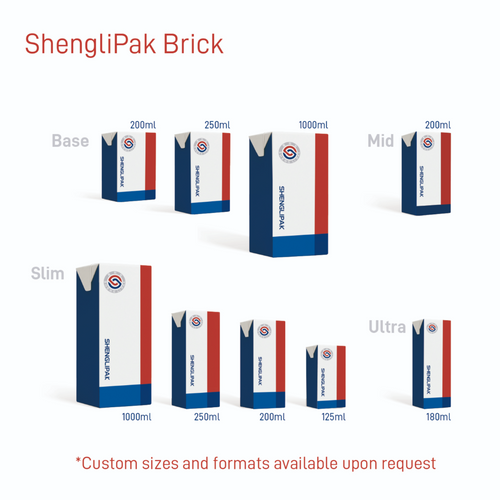 ShengliPak Brick Aseptic Carton Package
