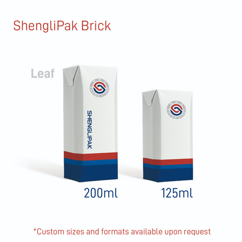 ShengliPak Brick-Leaf Aseptic Carton Packages