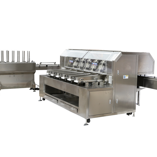 Breadstick counting and loading machine