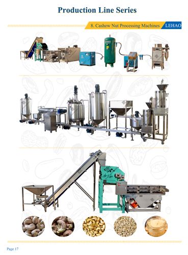 Cashew Nut Processing Machines