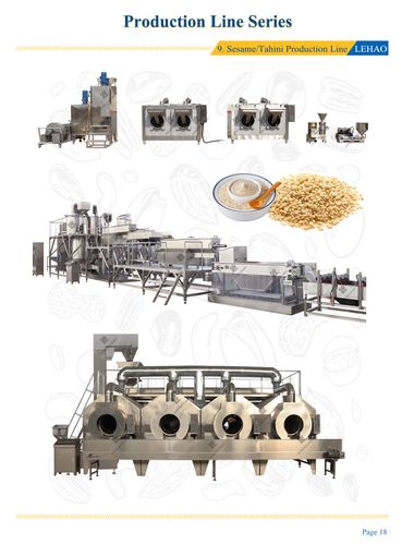 Sesame/ Tahini Production Line