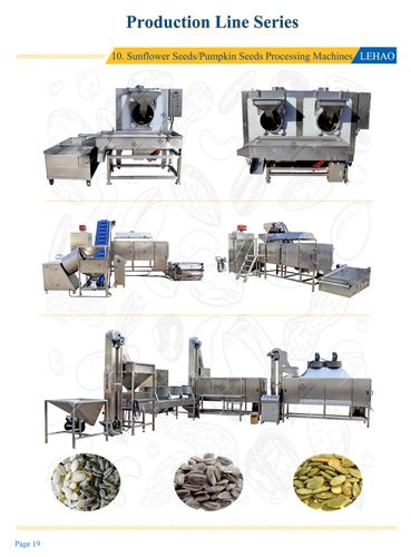 Sunflower Seeds/Pumpkin Seeds Processing Machines
