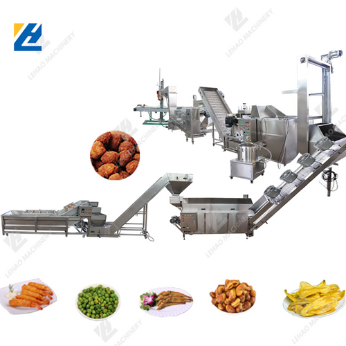 Continuous Nut Frying Production Line