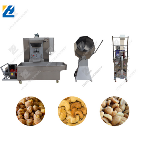 Semi-Automatic Nut Roasting and Seasoning Line
