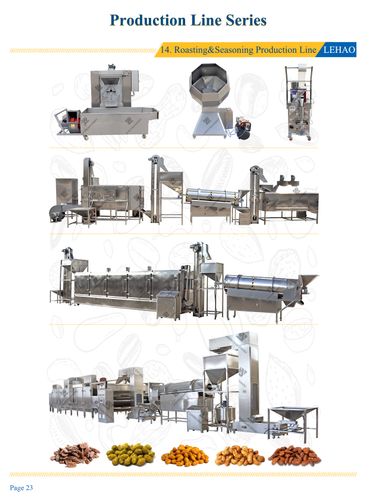 Nut Roasting And Seasoning Production Line