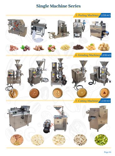 Peeling Machine and Grinding Machine and Cutting Machine Series