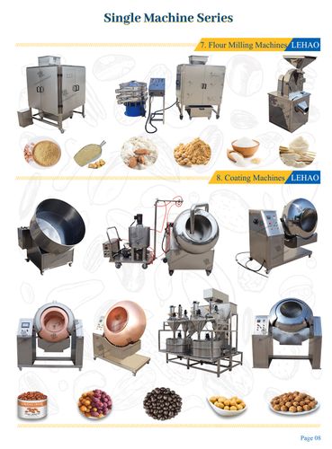 Flour Milling Machine and Coating Machine and Seasoning Machine and Frying Machine Series