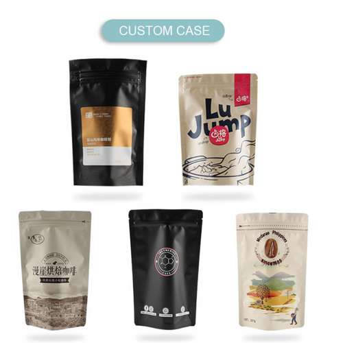 Food Grade Custom Printed Zipper Stand up Bags, Plastic Spice Sauce Packaging Bags Pouches