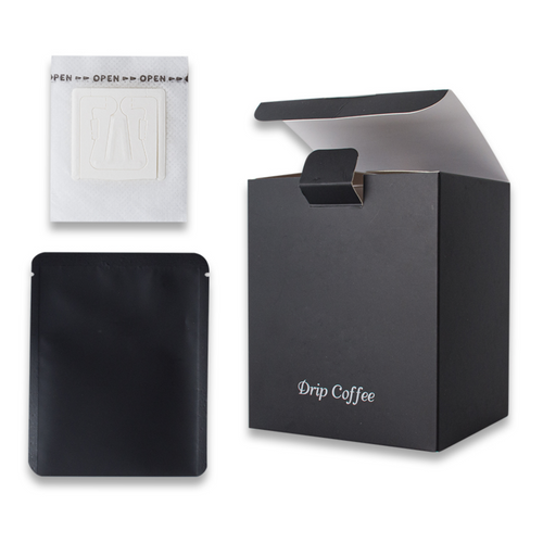 Portable Custom Printing Cold Brew Disposable Packaging Set Hanging Ear Drip Coffee Filter Bag and Box
