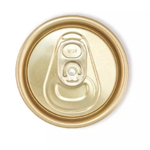 Aluminum Stay On Tab SOT Can End For Beverage Can Light Gold