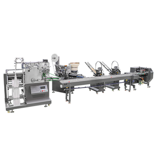 Fully Automatic Disposable Cutlery, Napkins, and Toothpicks Packaging Line
