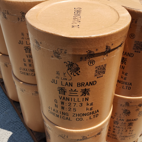 White Powder Vanillin Chemical , C9H10­O3 Vanillin For Baking