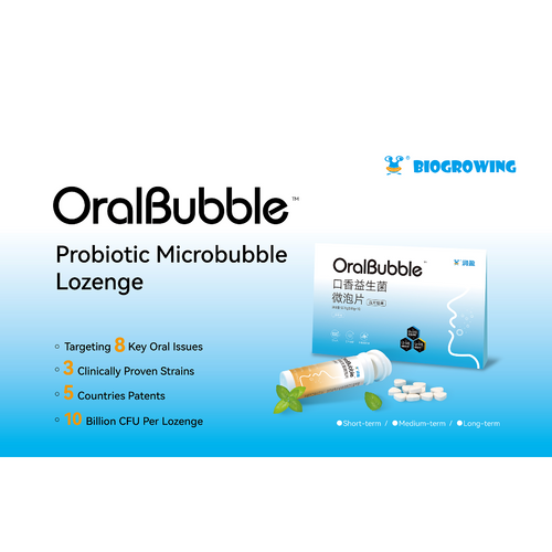 OralBubble™ Probiotic Microbubble Lozenge