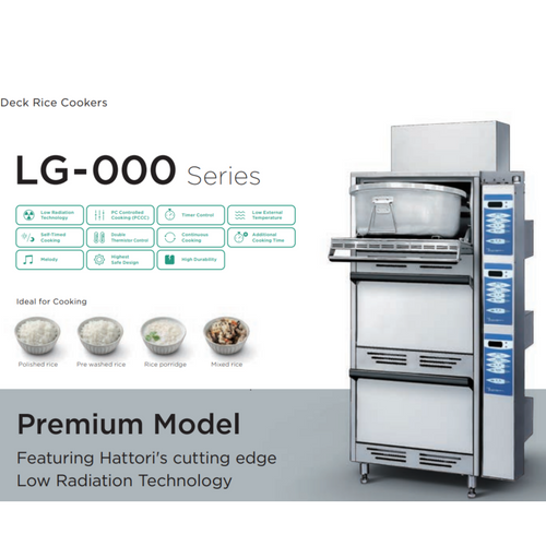 LG-000 Hattori Deck Rice Cooker(UL-certified)