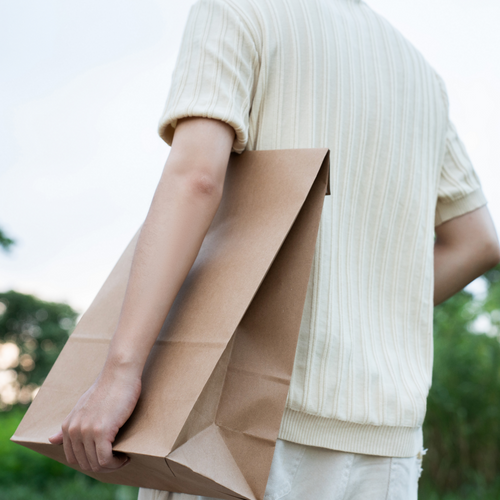 Square Bottom Courier Bag