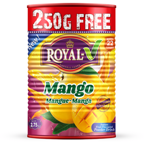 Royal V fruit-flavored juice powder