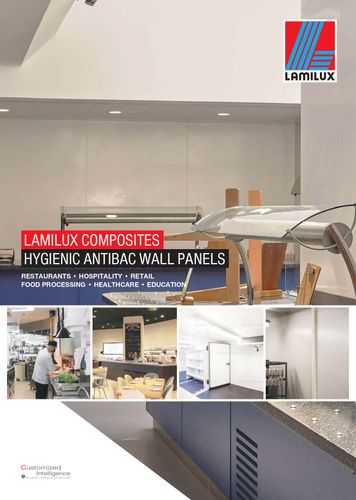 Lamilux Composites Hygienic AntiBac Wall Panels