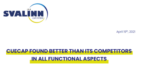 CueCap is preferred by consumers