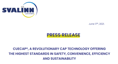 Svalinn's revolutionary cap technology