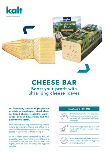 Kalt Flyer Cheese Bar
