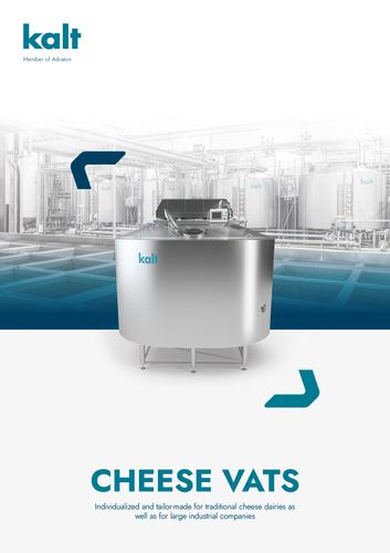 Kalt Brochure Cheese Vats