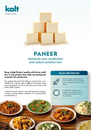 Kalt Flyer Paneer Cheese