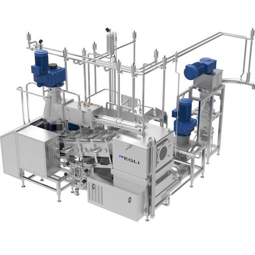 Biutter reworking, mixing and blending lines