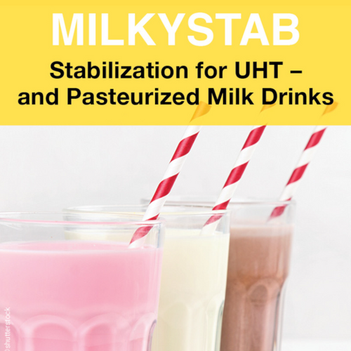 MILKYSTAB® - stabilization for UHT- and pasteurized milk drinks