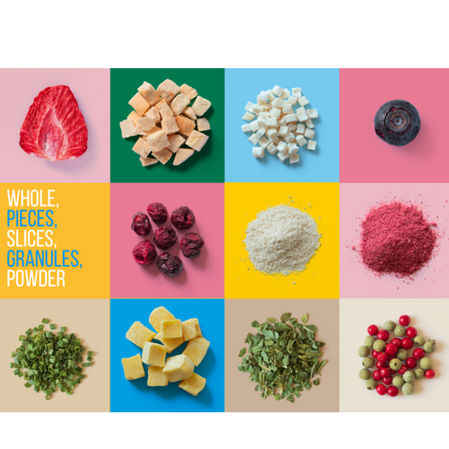 Freeze-dried ingredients