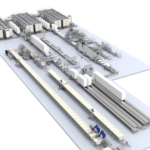 Production line for White Cheese