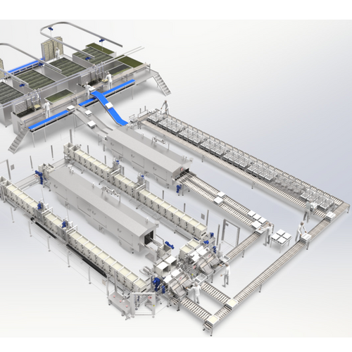 Production line for Paneer