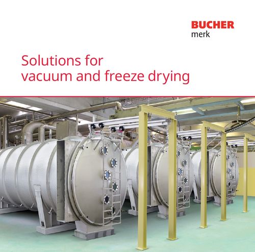 Solution for vacuum and freeze drying