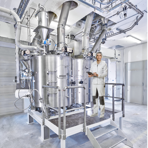 amixon® vertical twin-shaft mixer HM