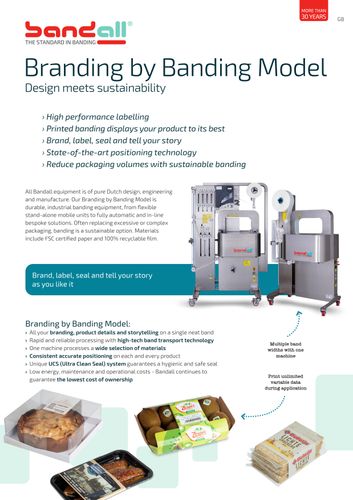 BANDALL Branding by Banding Machine Flyer