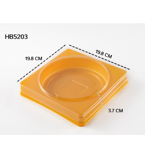 Custom Food Grade Material Pet clear Disposable Plastic Food Container for Cookies