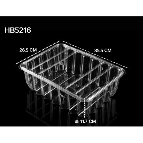 China Wholesale Storage Container Plastic Box Rectangle clear Clamshell Packaging for Food