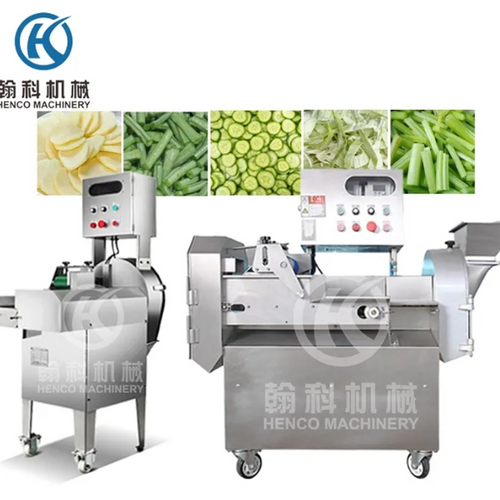 The veges and fruit cutting machine